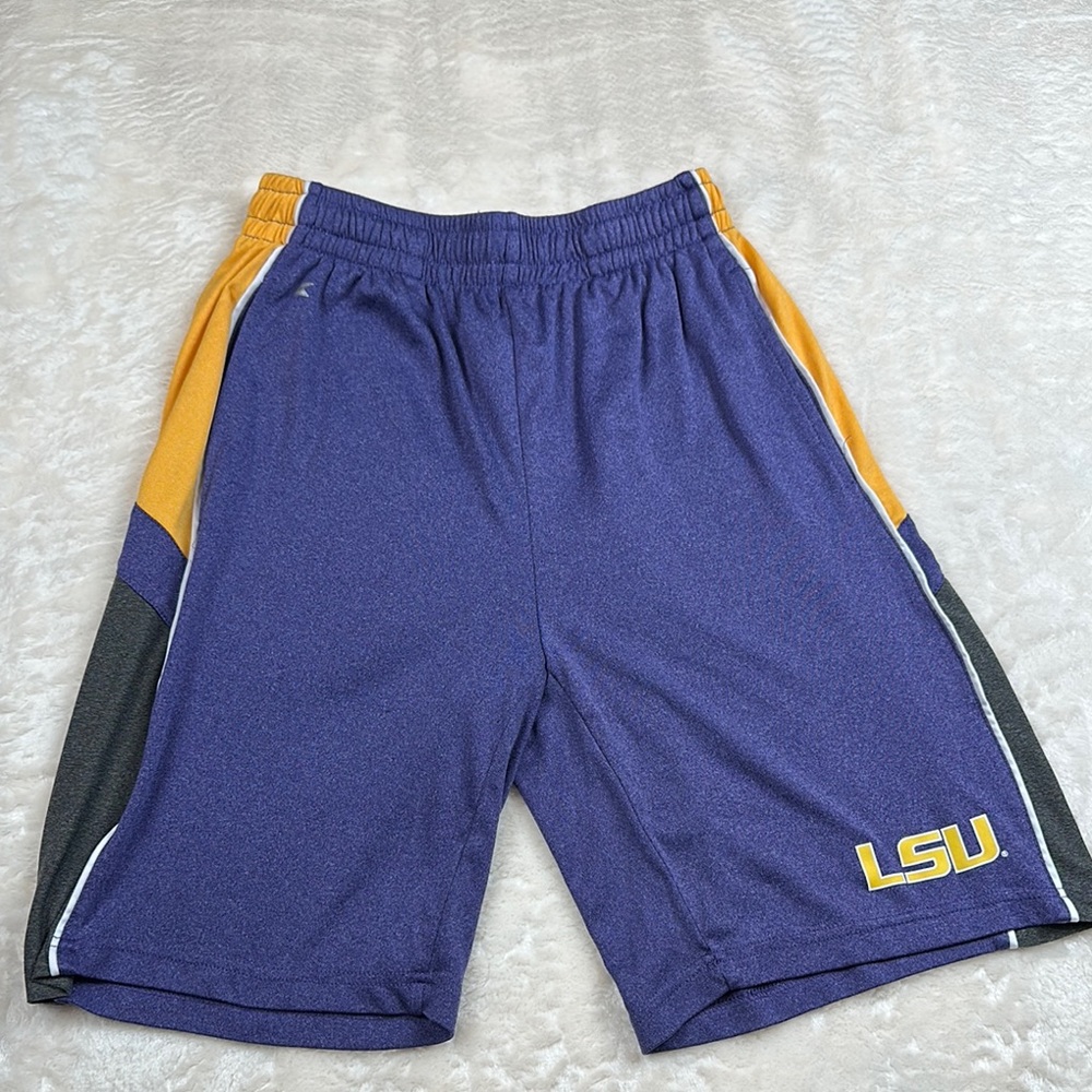 Colosseum Purple and Gold Athletic Shorts